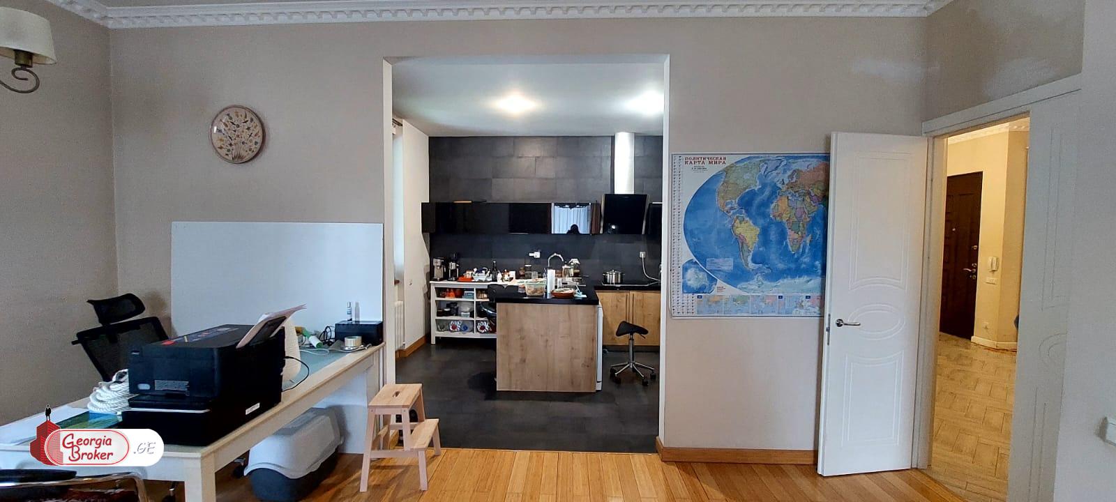 nearly repaired 5-room apartment for sale